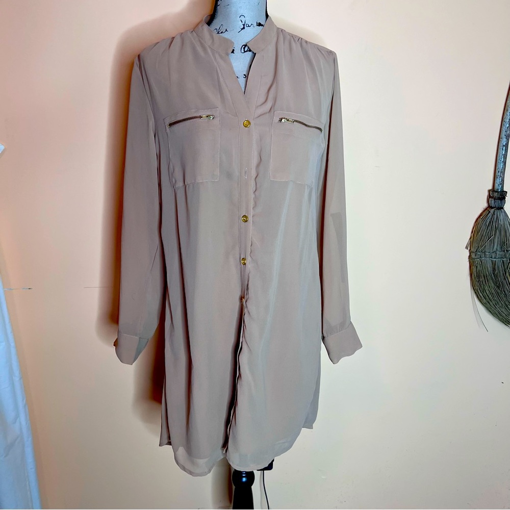 💚Alisha & Chloe NWT lined shirt dress